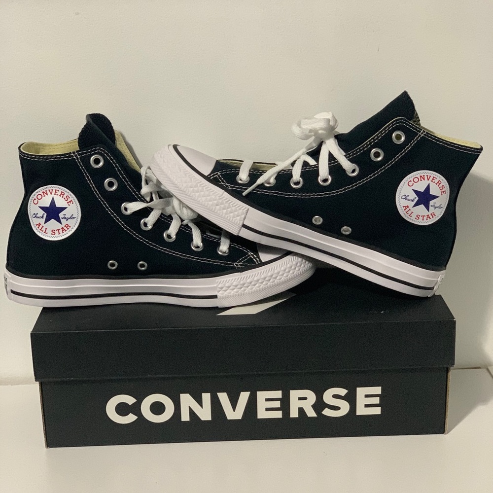 Brand new in box Converse high tops